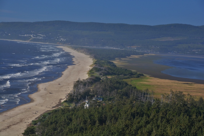 Netarts Bay and the Pacific Ocean